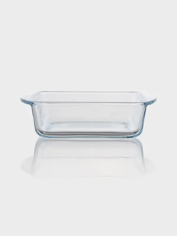 Форма для запекания Paşabah&ccedil;e Borcam, 1.04 л, 20.9&times;16.5 см, прямоугольная, жаропрочное стекло, прозрачная