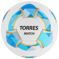 Футбольный мяч TORRES Match, F320225, ручная сшивка, 32 панели, р. 5, PU