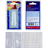 Касса букв,цифр,симв.универс.+ пинцет, рус.шрифт 3,1/2,2мм TS A/P Colop