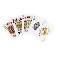 Карты игральные пластиковые, колода 55 шт., 6.5&times;9&times;2 см, МИКС
