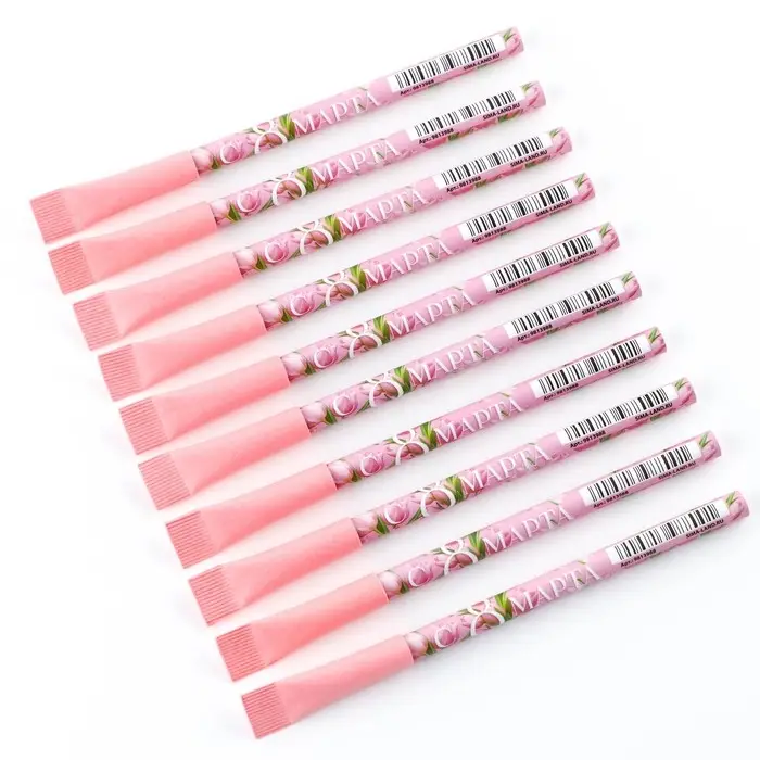 Ручка-эко, шариковая, синяя паста, 1.0 мм «С 8 марта!»