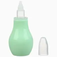 Аспиратор назальный, с колпачком, цвет мятный