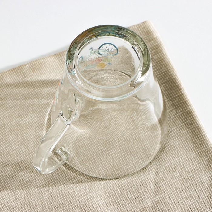 Кружка стеклянная «Грация. Романтика», 250 мл
