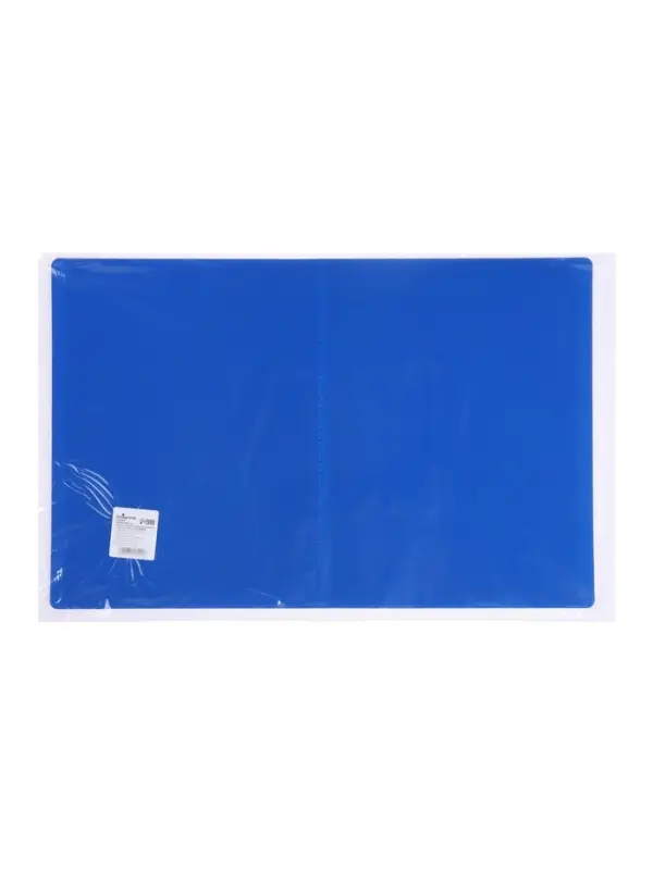 Папка с 30 вкладышами А4, 500 мкм, Calligrata, текстура &laquo;песок&raquo;, синяя