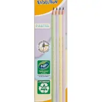 Карандаш чернографитный BIC HB Evolution &laquo;Пастель&raquo;, пластиковый
