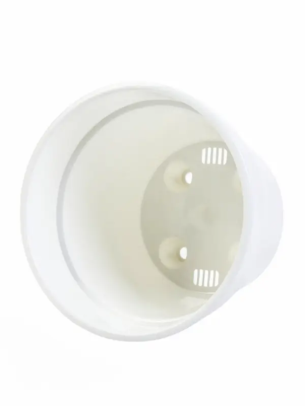 Кашпо со вставкой  Кашпо со вставкой "Порто" 3,5л, D20 см, h-19 см, цвет белый