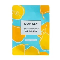 Тканевая маска Consly с экстрактом дикой груши для проблемной и жирной кожи, 25 мл