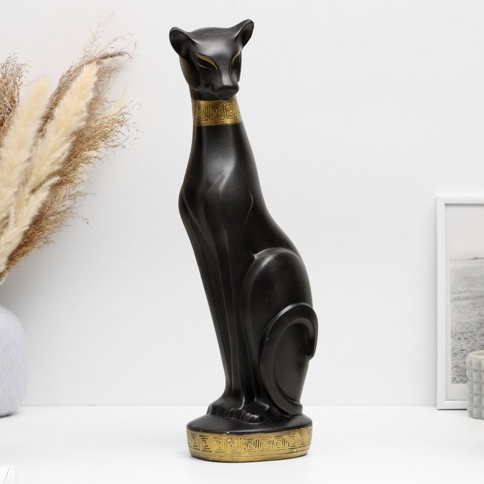 Копилка Копилка "Кошка Кэтти" черная с золотом, 40х10см