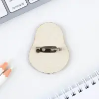 Значок деревянный &laquo;Авокадо&raquo;, 3.2&times;4 см