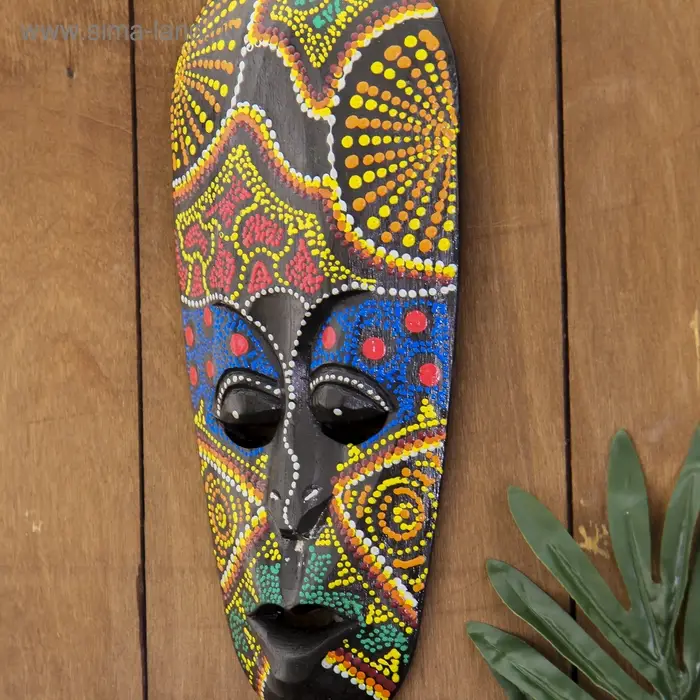 Маска "Краски" дерево 3х12х30 см