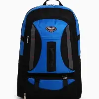 Рюкзак туристический 37 л, с увеличением, с карманами, синий