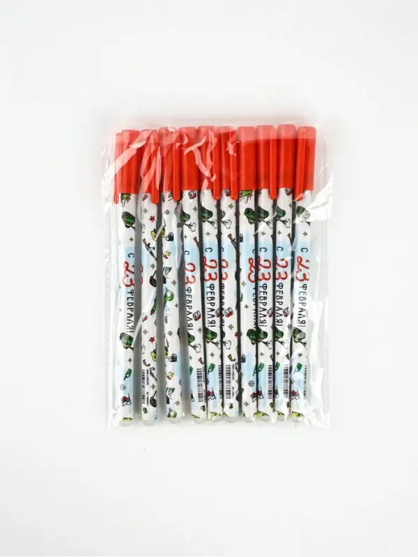 Ручка пиши-стирай, синяя паста, гелевая, 0.5 мм, пластик &laquo;С 23 февраля!&raquo;