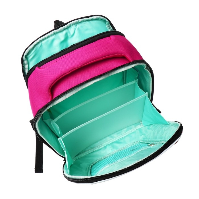 Ранец каркасный, 36 х 29 х 18 см, Grizzly, + брелок, плюшевый, фуксия Ранец каркасный, 36 х 29 х 18 см, Grizzly, + брелок, плюшевый, фуксия