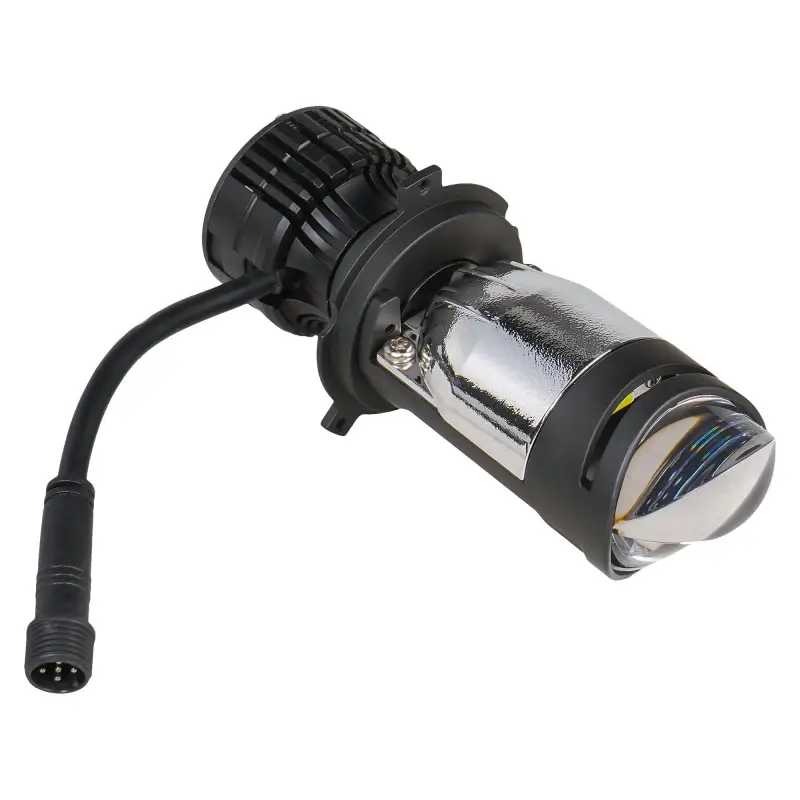 Лампа светодиод. H4 BI-LED LENS, 60Вт, 7000Лм (3500Лм x 2), 6500К, 12/24В, кмпл. 2 шт.