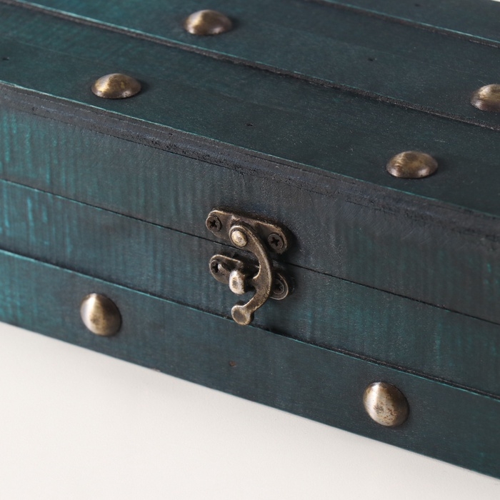 Шкатулка дерево "Лазурь" 11,5х28,8х8 см