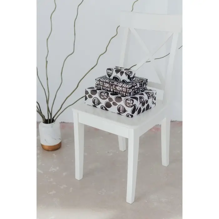 Бумага упаковочная крафтовая &laquo;Лопни от счастья&raquo;, 50 х 70 см