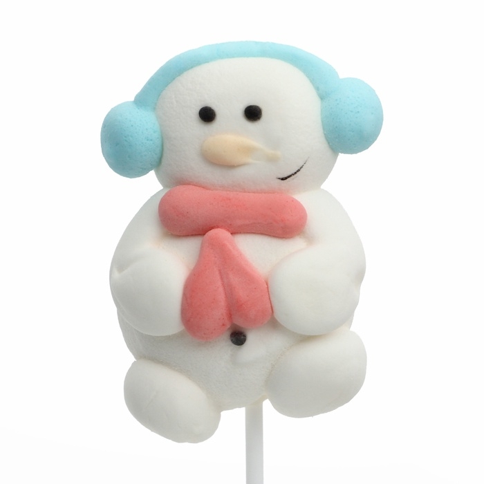 Маршмэллоу на палочке Маршмэллоу на палочке "Снеговик", 20 г