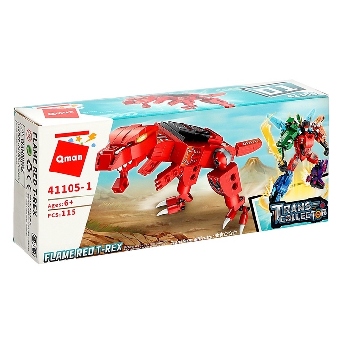 Конструктор Динобот  Конструктор Динобот "Вождь Тиранозавр", 115 деталей