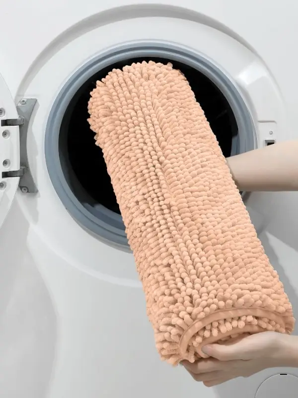 Коврик для дома LaDо́m, букли, 38&times;60 см, бежевый