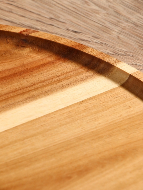 Доска разделочная 40х40х2 см, чайное дерево