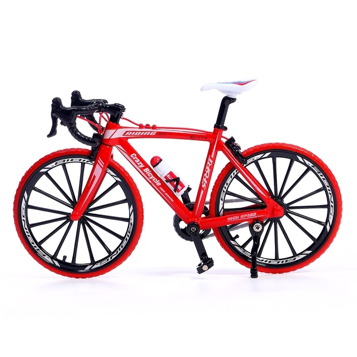 Велосипед металлический Велосипед металлический "Турист", цвет красный