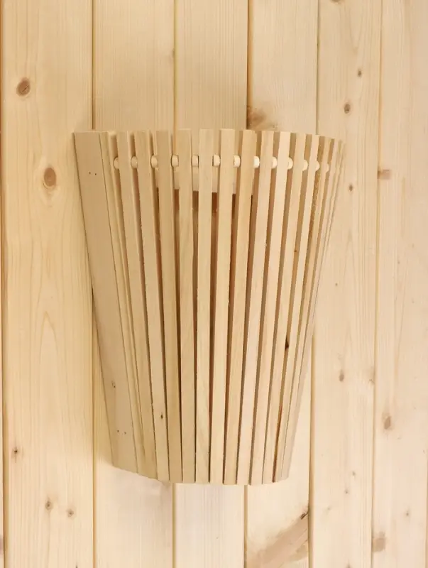 Абажур для бани и сауны &laquo;Свет&raquo;, липа, 28&times;15&times;31 см, настенный, &laquo;Добропаровъ&raquo;