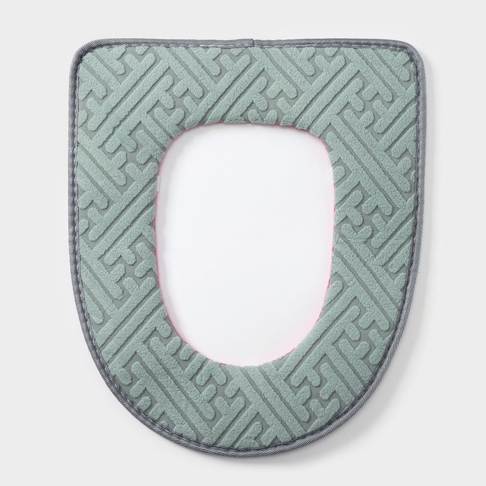 Чехол на сиденье для унитаза на липучках Доляна «Фили», цвет МИКС Чехол на сиденье для унитаза на липучках Доляна «Фили», цвет МИКС