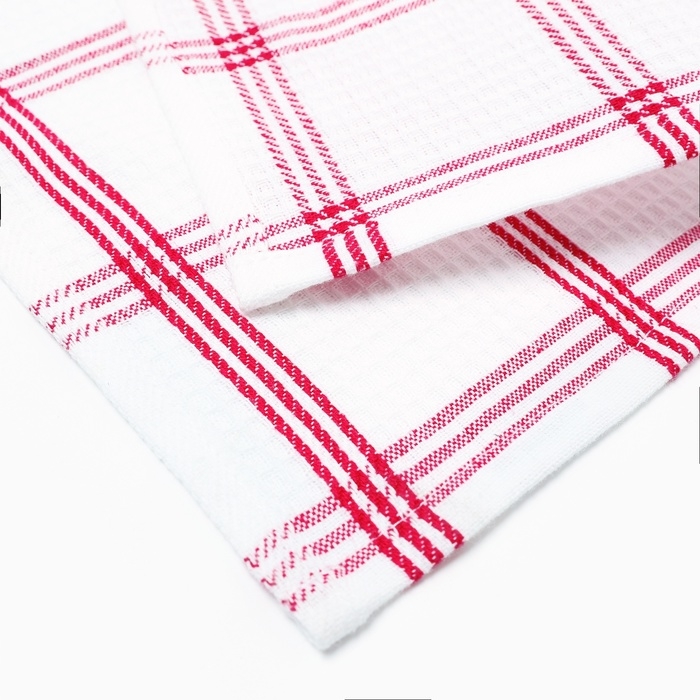 Набор декоративных салфеток Этель Red 30х30см., 4шт., 100%хл. Набор декоративных салфеток Этель Red 30х30см., 4шт., 100%хл.