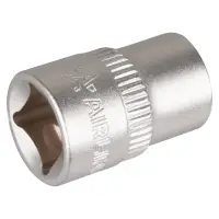 Головка торцевая 3/8"DR шестигранная 10мм, L=25мм пласт.подвес