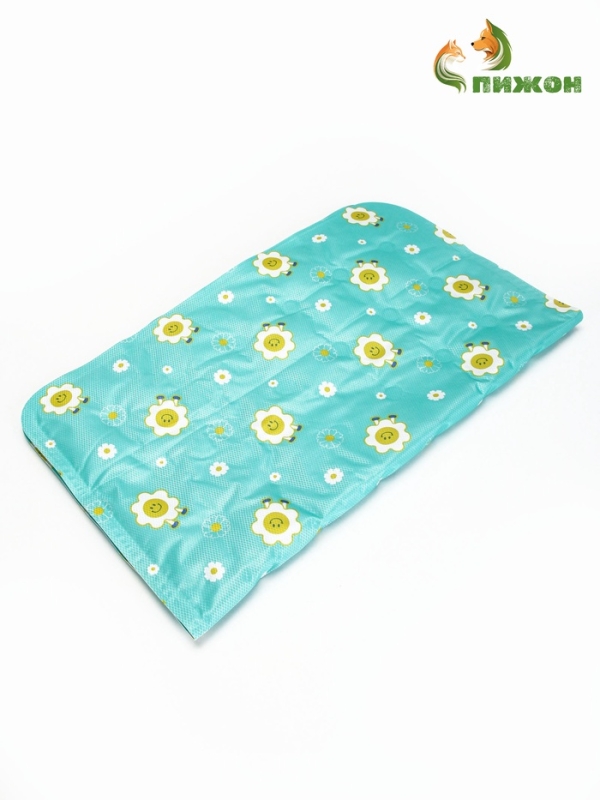 Коврик охлаждающий (гель), 65 х 50 см, ромашки Коврик охлаждающий (гель), 65 х 50 см, ромашки