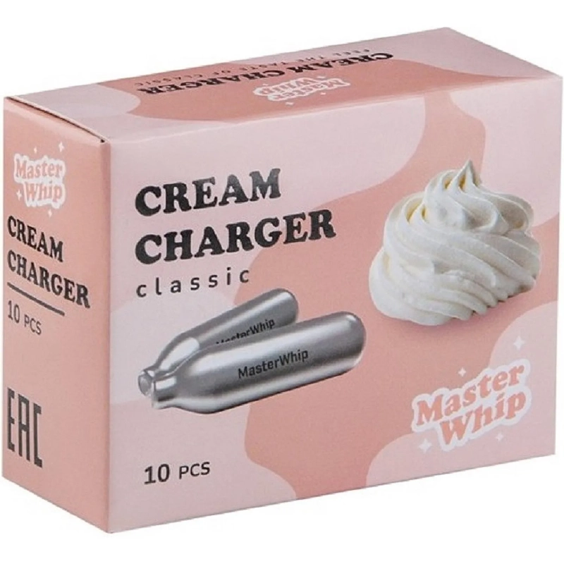 Баллон для сифона д/взбивания сливок (N2O)10шт/уп MasterWhip