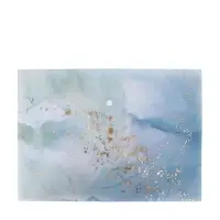Папка-конверт на кнопке А4, 180 мкм, Calligrata DeLuxe, непрозрачная, мрамор с блестками, МИКС