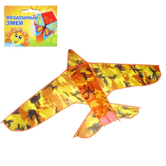 Воздушный змей «Самолёт», с леской Воздушный змей «Самолёт», с леской