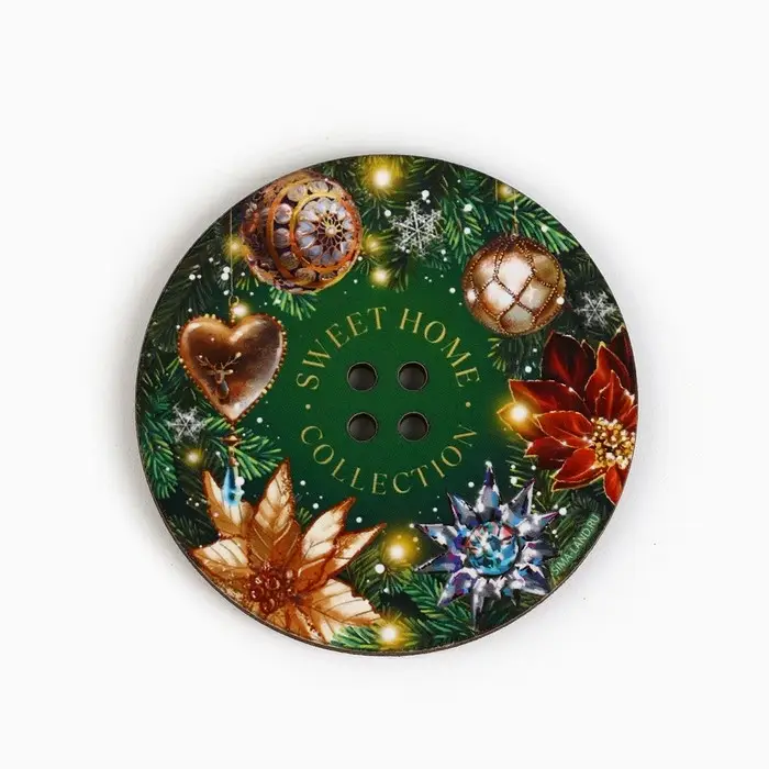 Подставка под благовония новогодняя Sweet Home, на Новый год, диаметр 6 см Подставка под благовония новогодняя Sweet Home, на Новый год, диаметр 6 см