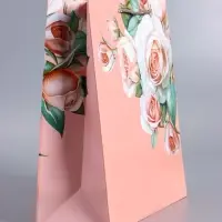 Пакет подарочный ламинированный &laquo;Цветочное признание&raquo;, 26&times;12&times;32 см