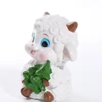 Фигурка полистоун &laquo;Бараш - кудряш с ёлочкой&raquo; 8&times;6&times;8.5 см