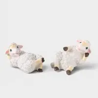 Фигурка декоративная &laquo;Отдыхающий барашек&raquo;, полистоун, 8&times;5.5&times;5.5 см, МИКС