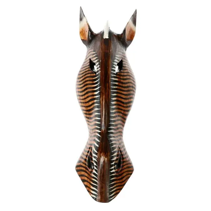 Маска дерево Маска дерево "Зебра" 50х16х7 см