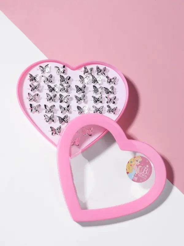 Кольцо детское Выбражулька «Бабочка ажурная», цвет серебро, безразмерное Кольцо детское Выбражулька «Бабочка ажурная», цвет серебро, безразмерное