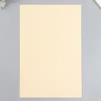 Фоамиран глиттерный 2 мм 20х30 см, молочный