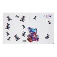 Набор пластиковых обложек для тетрадей ErichKrause Jelly Bear, 212&times;347 мм, 80 мкм, МИКС