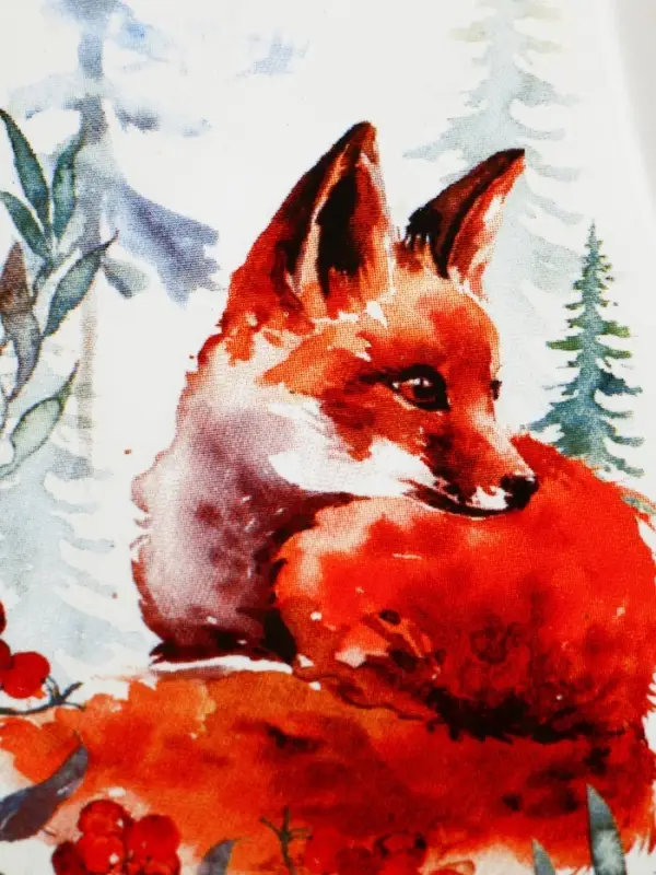 Блюдо новогоднее &laquo;Лисичка&raquo;, 20&times;15.5&times;3 см, ручная работа