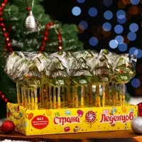 Карамель на палочке "Ёлочка", зелёная, 30 г Карамель на палочке "Ёлочка", зелёная, 30 г