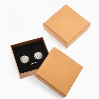 Набор короборчек подарочных 6 шт. под набор "Крафт", 9*9 см, цвет бежевый (10901376)