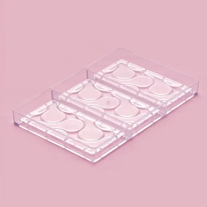 Форма для шоколада KONFINETTA &laquo;Симпл-димпл&raquo;, 27.5&times;17.5&times;2.5 см, 3 ячейки 15.3&times;7.5&times;0.8 см, пластик, прозрачная