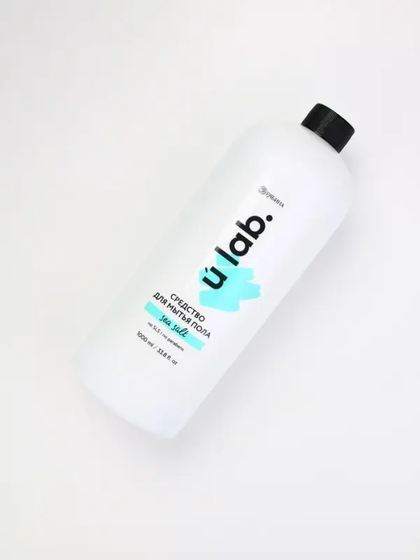 Средство для мытья пола, аромат морская соль, 1000 мл, ULAB Средство для мытья пола, аромат морская соль, 1000 мл, ULAB