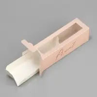 Коробка для макарун, кондитерская упаковка «Present», 18 х 5.5 х 5.5 см