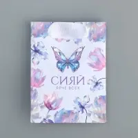 Пакет подарочный ламинированный, упаковка, &laquo;Сияй&raquo;, 9&times;12&times;6.5 см