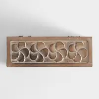 Шкатулка &laquo;Цветы&raquo;, 20&times;7&times;6 см, МДФ