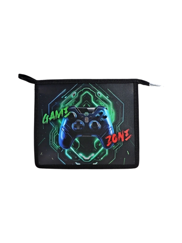 Папка для тетрадей А5, 243x200x80 мм, deVENTE "Gamer", молния сверху, пластиковая, для мальчика